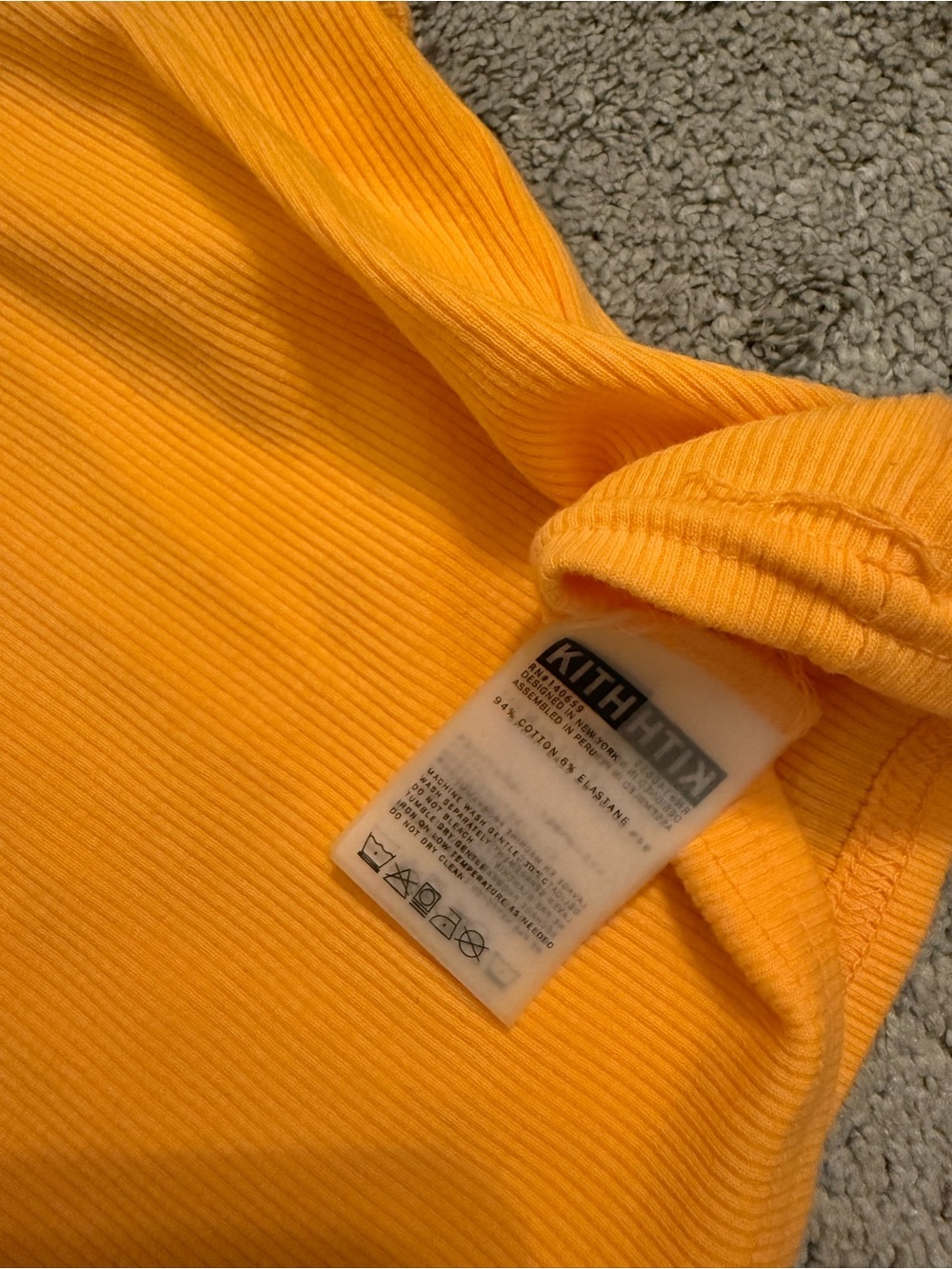 Kith Ribbed Racerback Crop Top - Picture 3 of 6